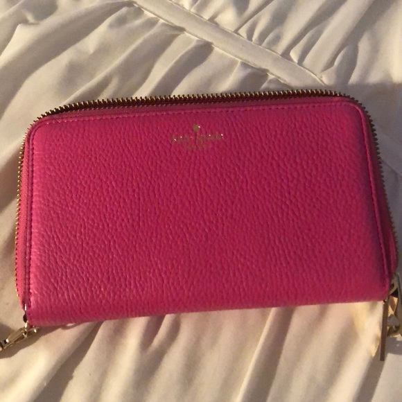 Hot Pink Kate Spade Purse and Matching Wallet - Picture 5 of 8
